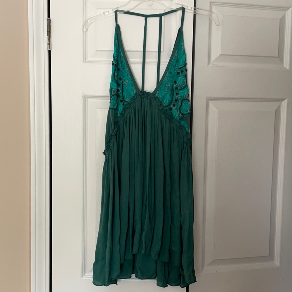 Free People Mini Embroidered Dress